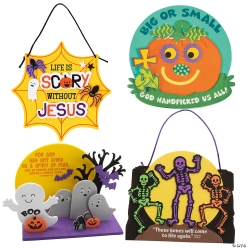 Religious Halloween Craft Kit Assortment - 48 PK